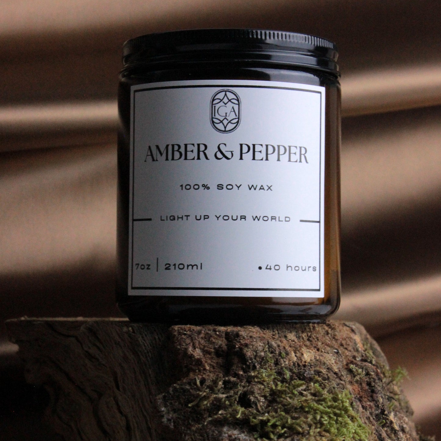 AMBER PEPPER – CANDLE JAR