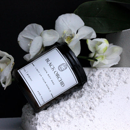 BLACK ORCHID – CANDLE JAR