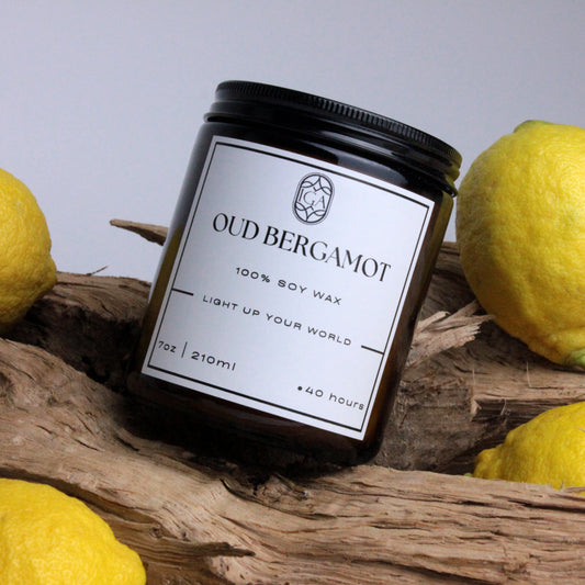 OUD BERGAMOT – CANDLE JAR