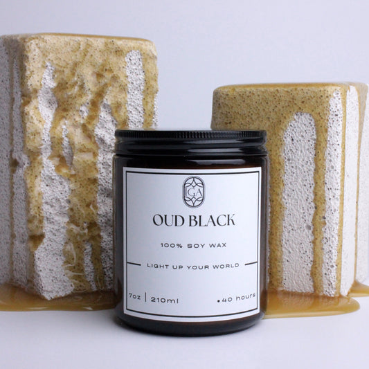 OUD BLACK – CANDLE JAR