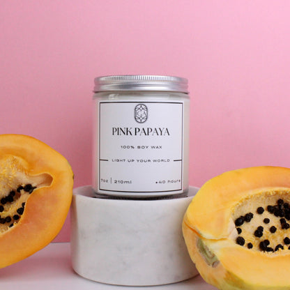 PINK PAPAYA – CANDLE JAR