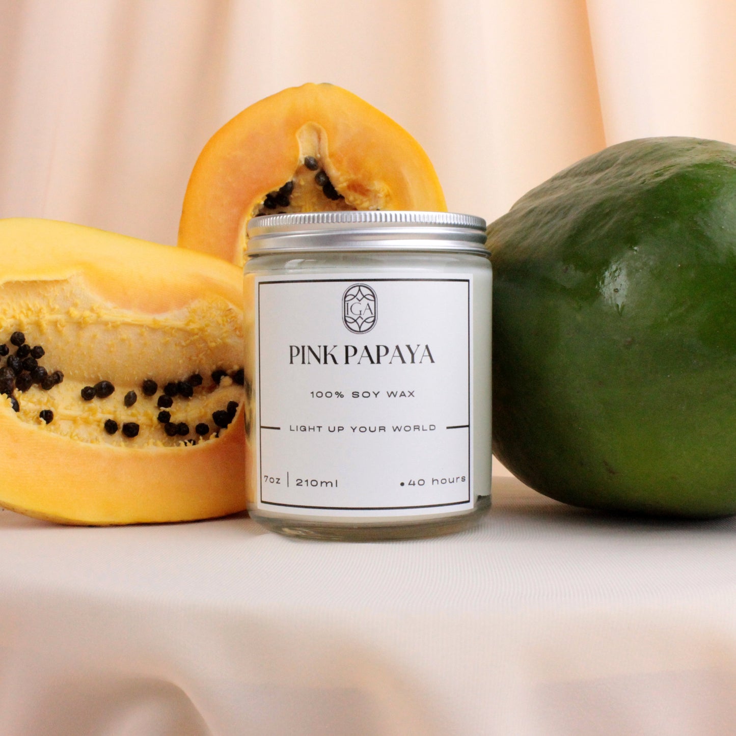 PINK PAPAYA – CANDLE JAR