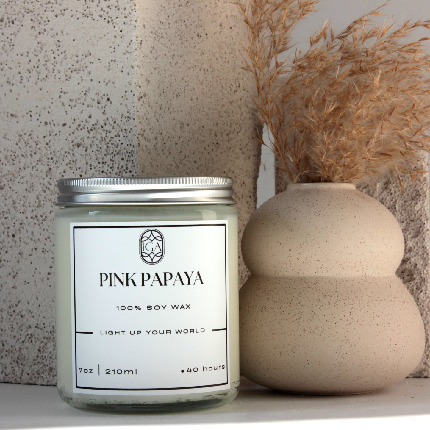 PINK PAPAYA – CANDLE JAR