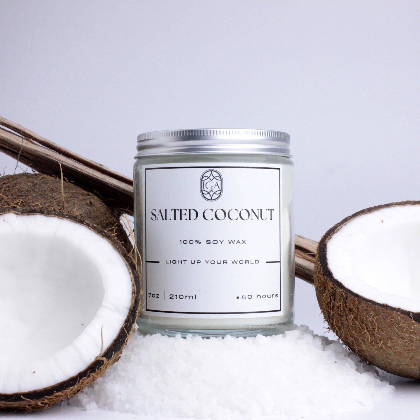 SALTED COCONUT – CANDLE JAR