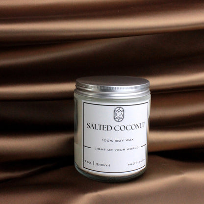 SALTED COCONUT – CANDLE JAR