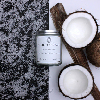 SALTED COCONUT – CANDLE JAR